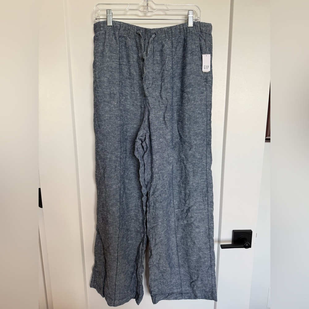 GAP Gray Wide-Leg Lounge Pants